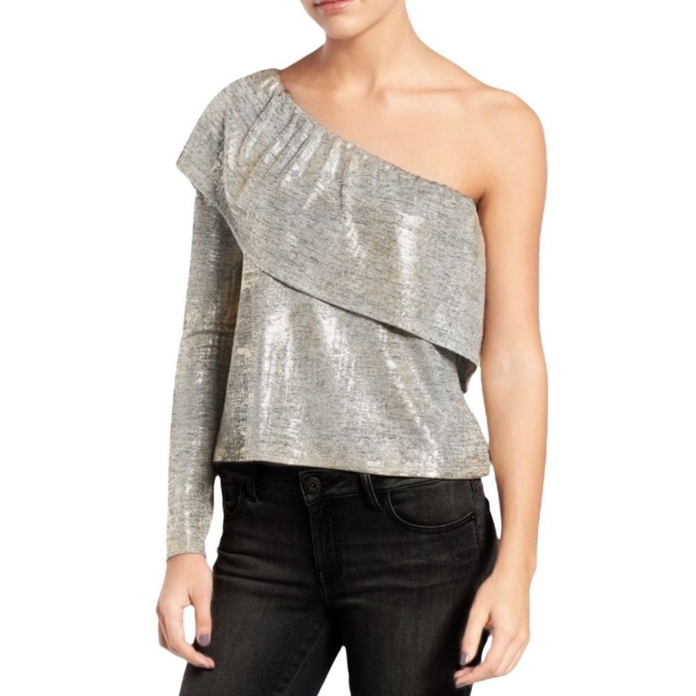 TROUVÉ Nordstrom One Shoulder Top! - Picture 7 of 7